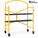 Andaime Multiuso DobrĂĄvel 225kg â 2 Plataformas | Mais Praticidade e Segurança