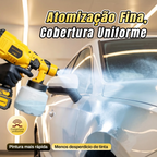 Pistola Pulverizador de Tinta Portátil 850W + 2 Baterias 48V